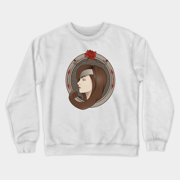 Rose of May Crewneck Sweatshirt by Ruwah